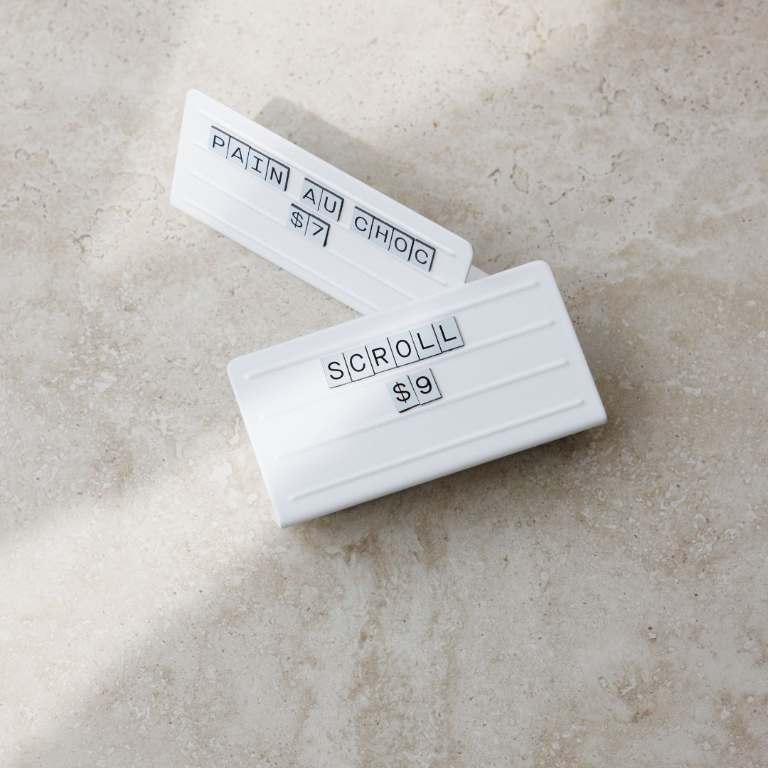 Counter Signs - Set of 12 - George and Willy