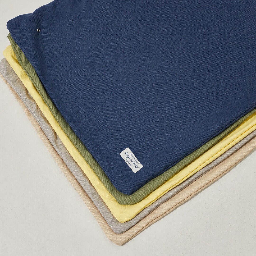 close up of all the colours of the laundry hamper