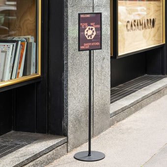 Standing Sign Holder - George and Willy