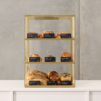 Three Tier Bakery Display Case - George and Willy