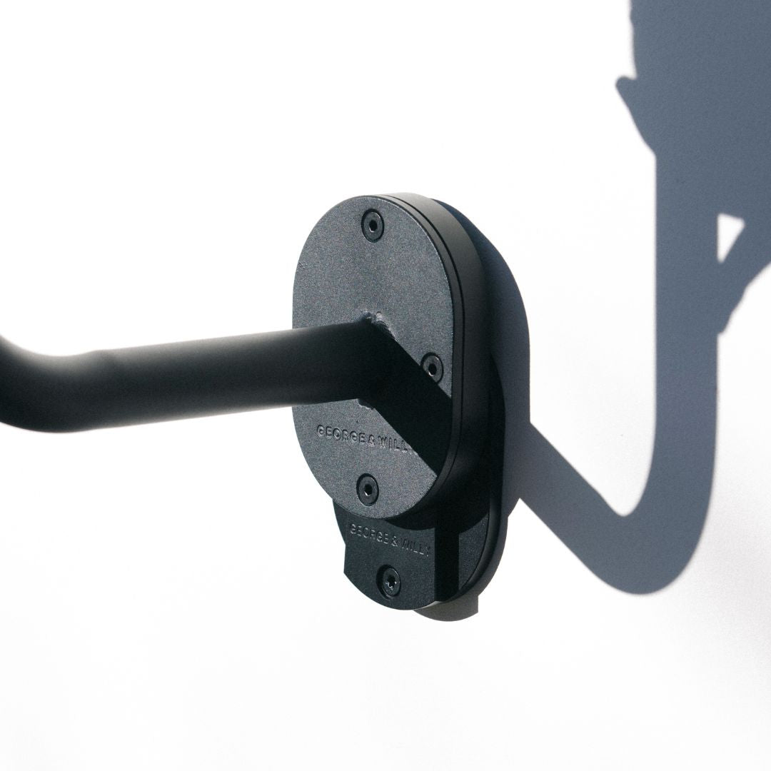 close up of table sliding on black table bracket