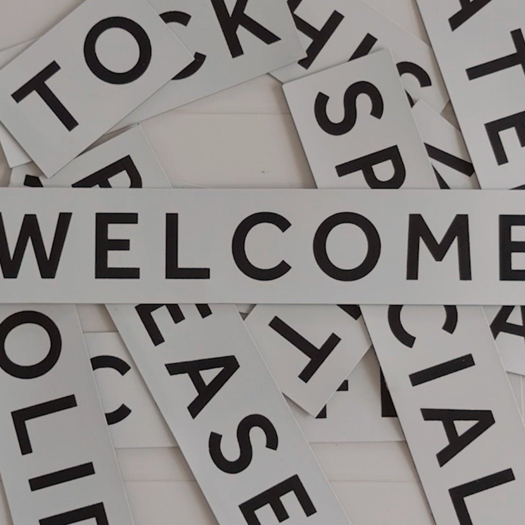 Window Sign - George and Willy