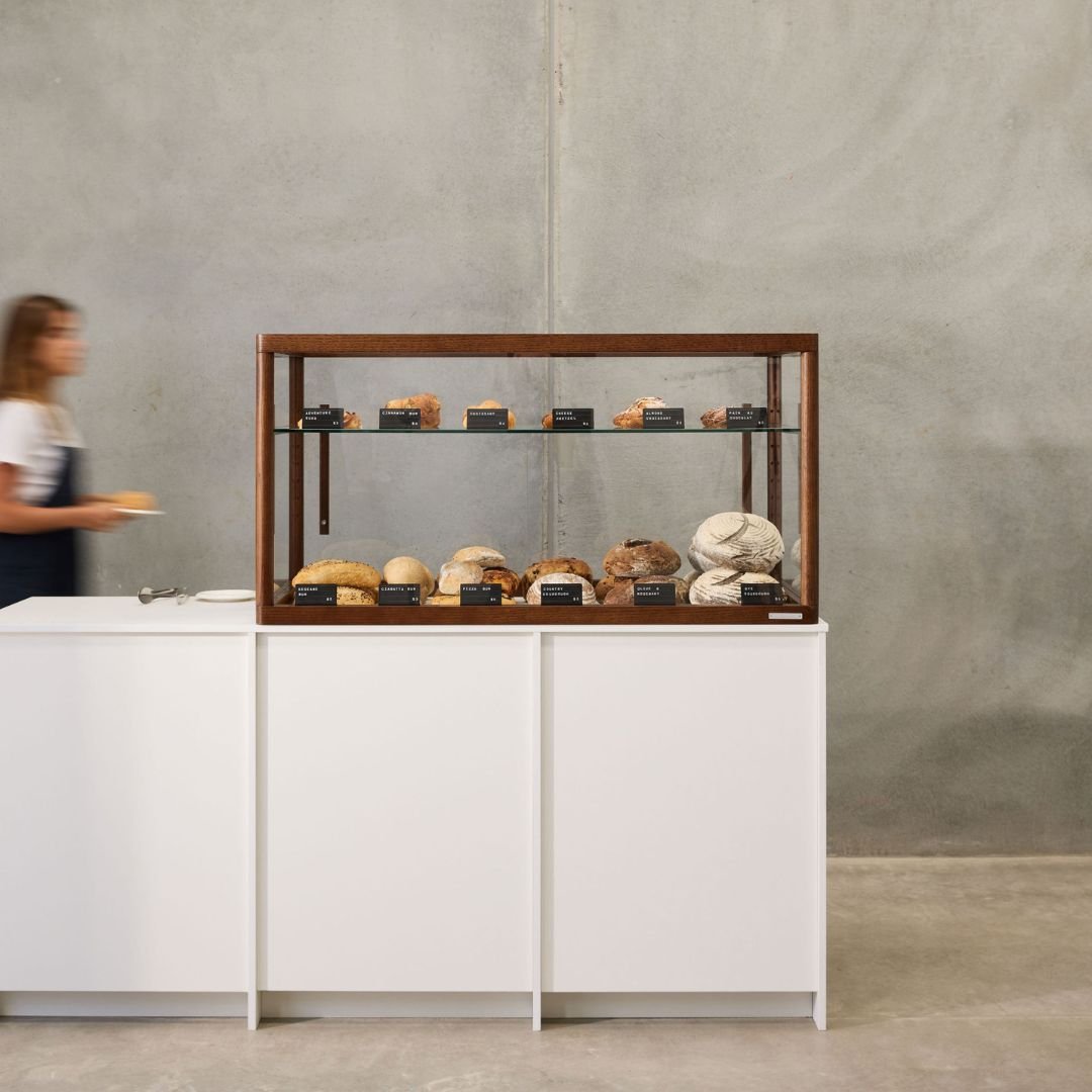 Wooden Bakery Display Case - George and Willy