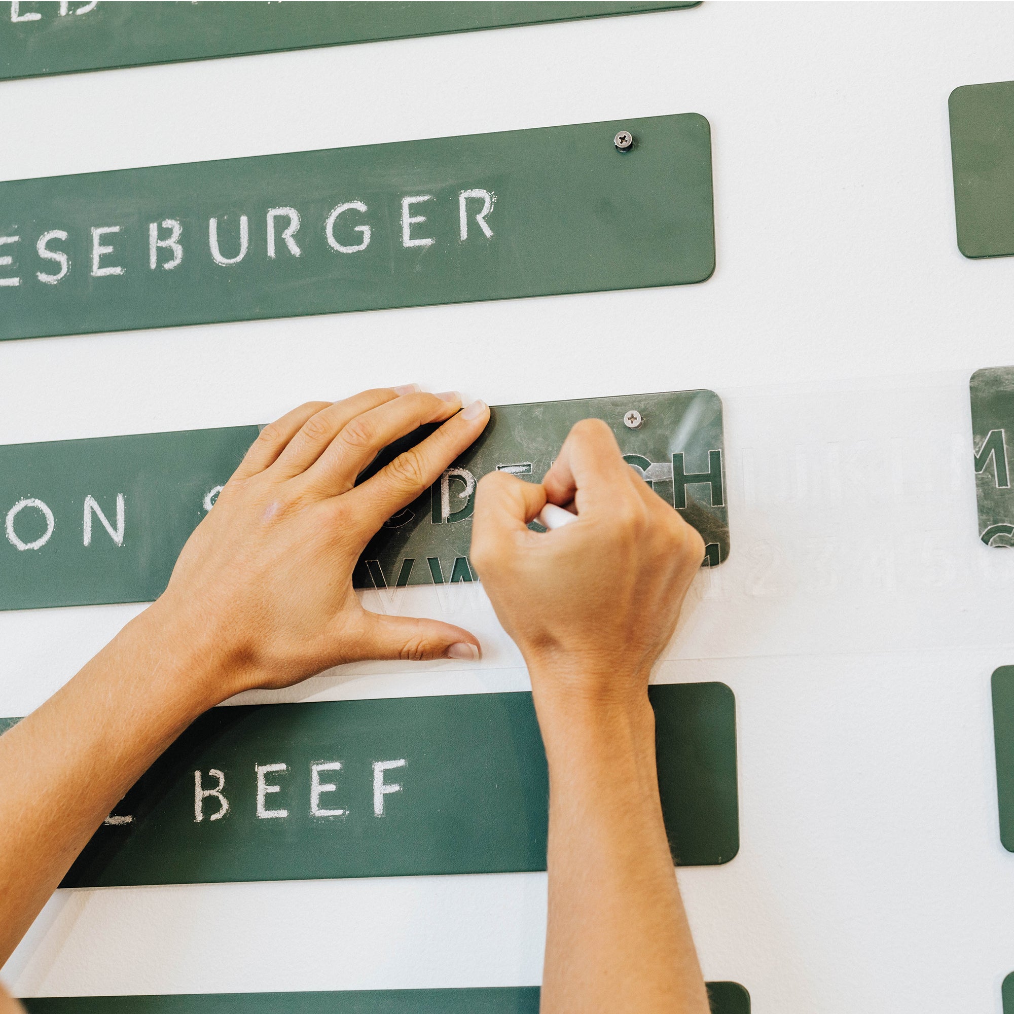 How to Install your Chalkboard Menu