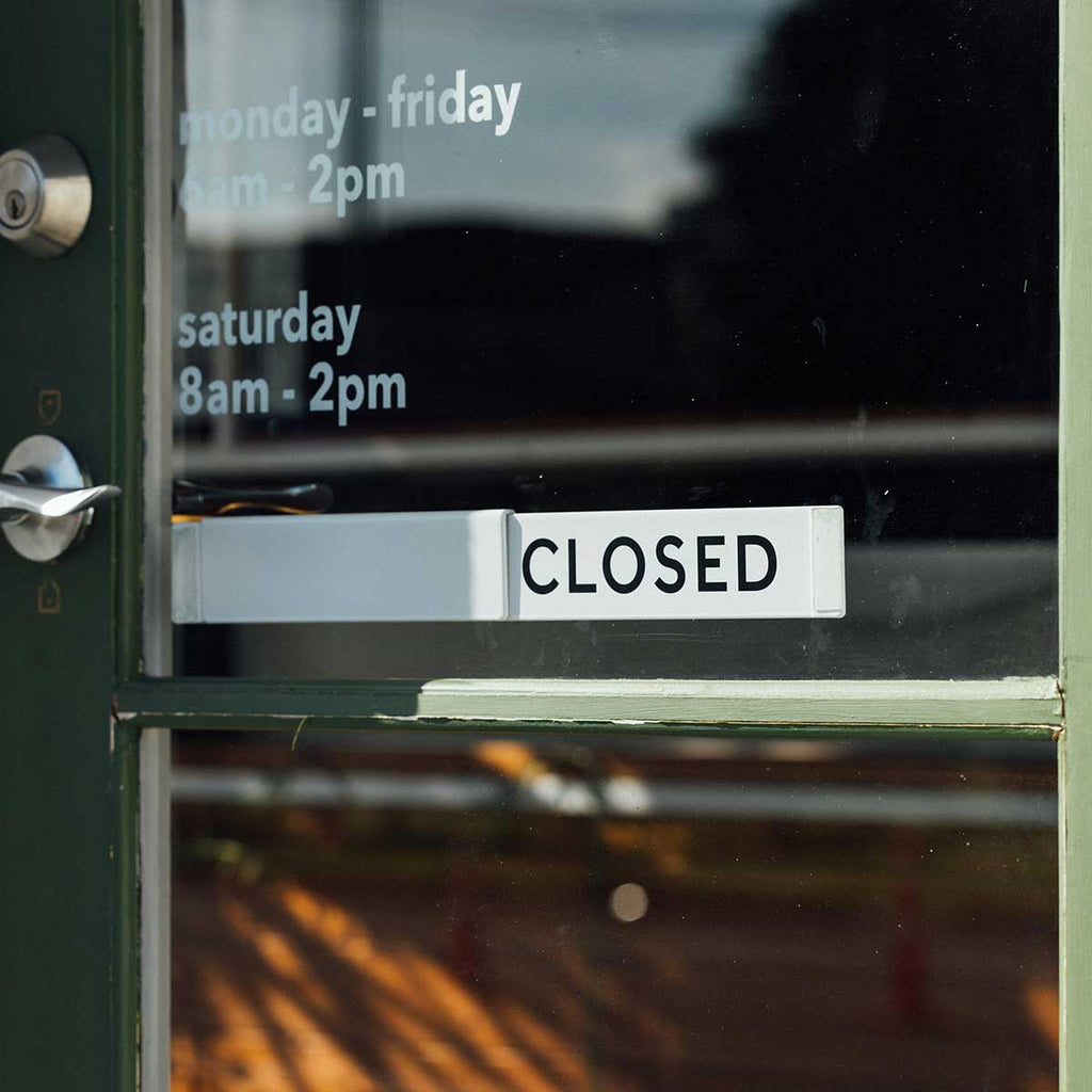 Open Closed Sign | Shop Sliding Sign | George & Willy