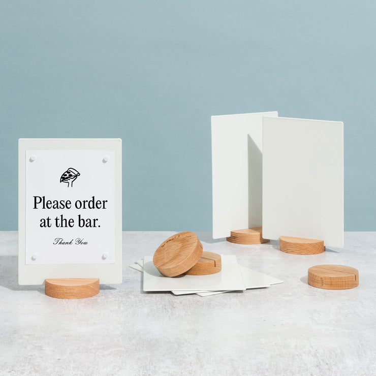 Small Tabletop Sign Tabletop Signs and Signage | Small Table Signs | George & Willy ...