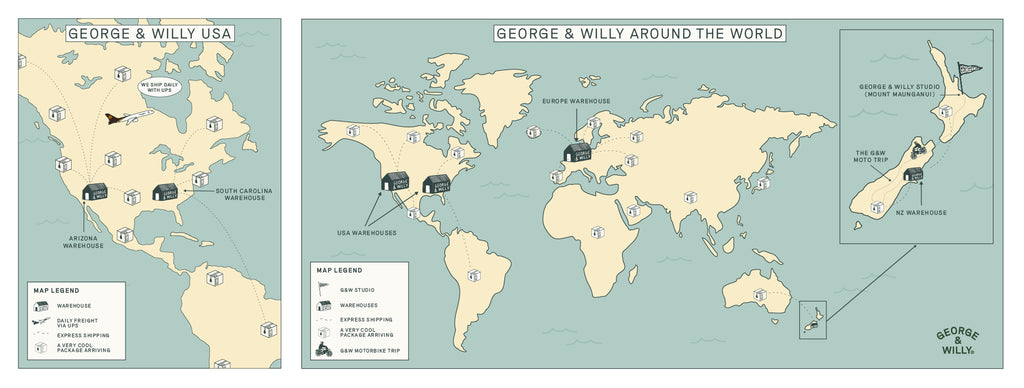 where George & Willy is located
