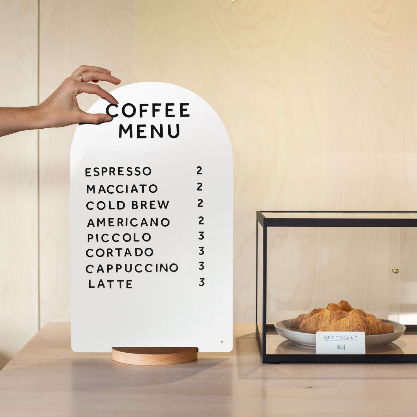 Arch Tabletop Sign | George & Willy