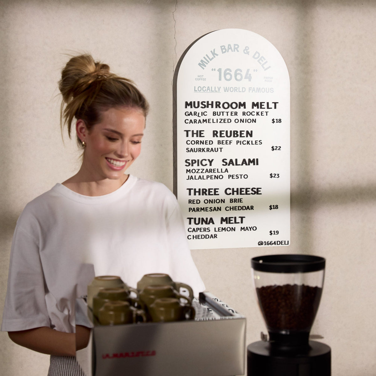 Menu Arch Arch Menu Display | Magnet Letter Display | George & Willy