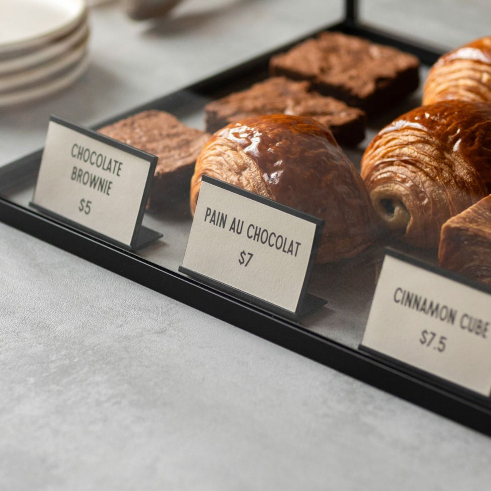 Custom Card Counter Signs | George & Willy