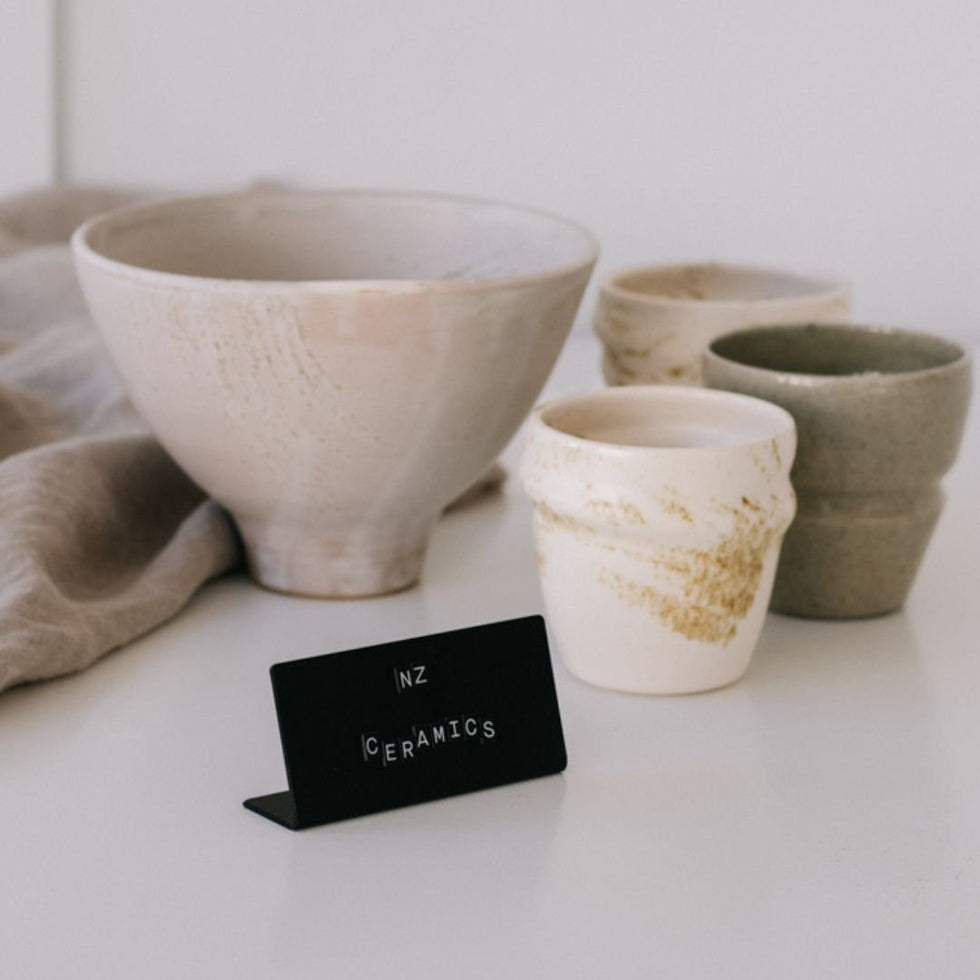 Counter Signs | Set of Custom Countertop Signs | George & Willy ...