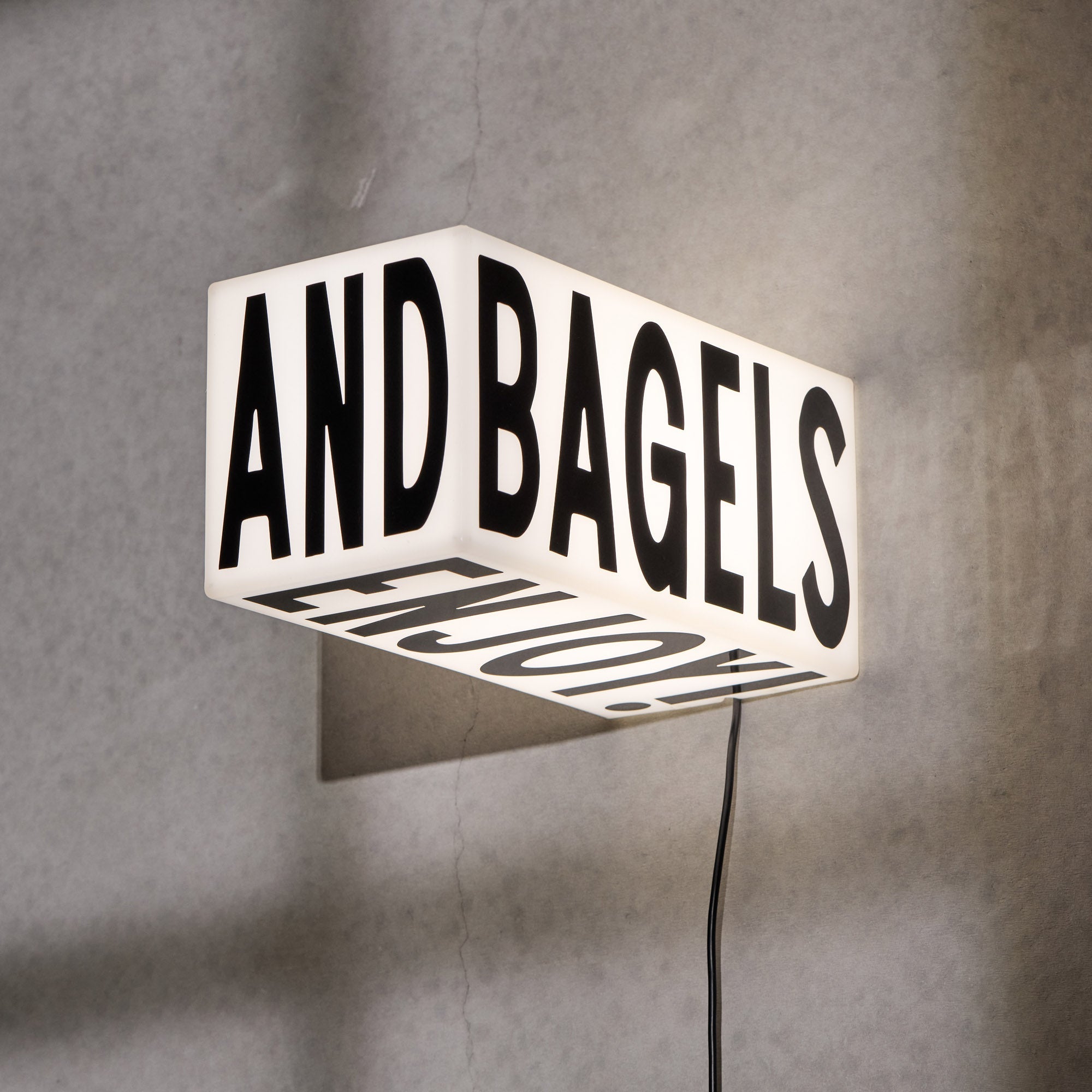 Simple Light Box Sign | George & Willy