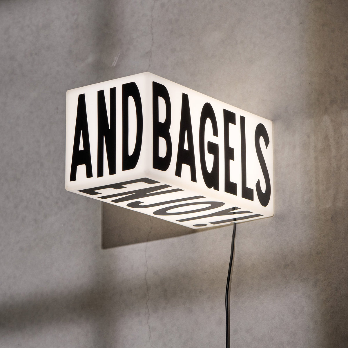 Simple Light Box Sign | George & Willy