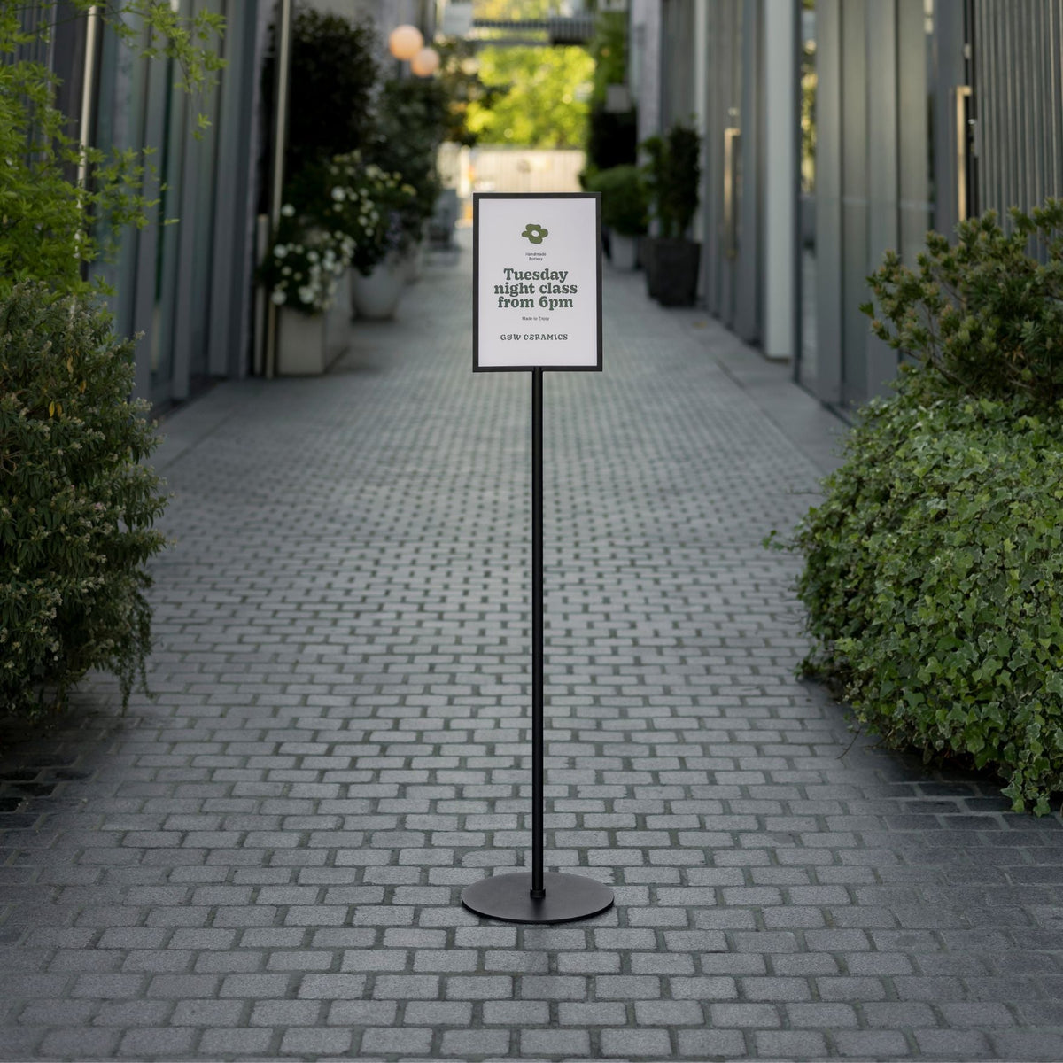 Standing Sign Figure Standing Signs & Freestanding Signage | George & Willy