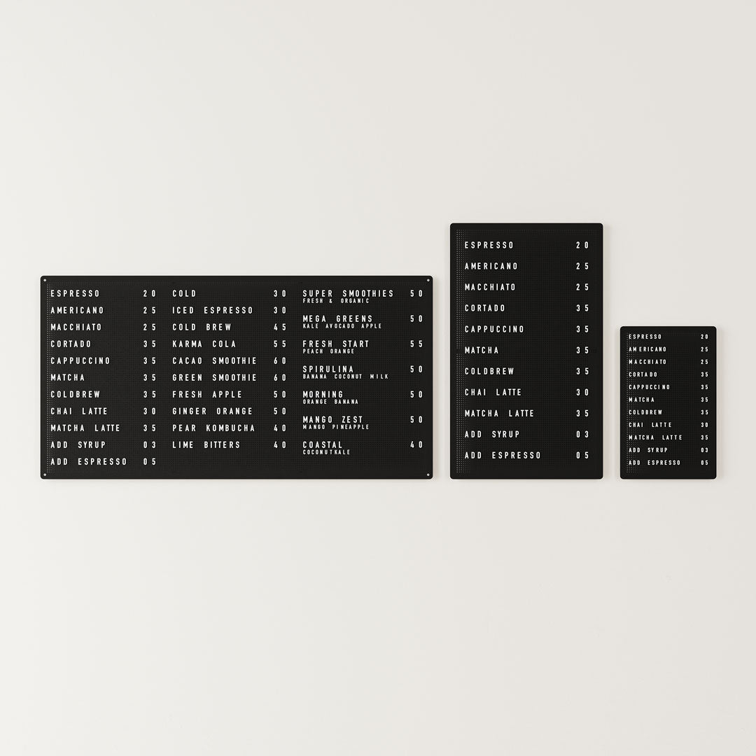 Peg Letter Board – Classic Café Menu Display Sign Peg Letter Board – Classic Café Menu Display Sign