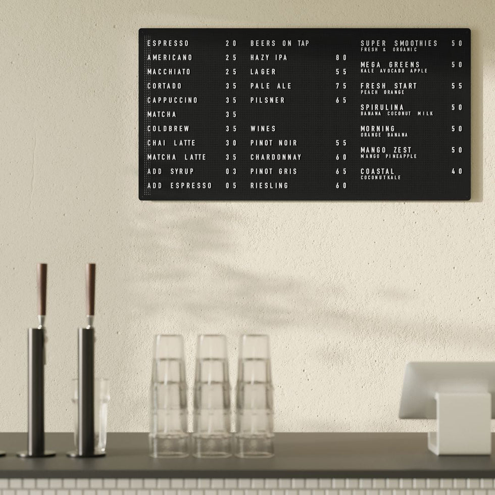 Modern Menu Boards & Letter Boards | George & Willy – George and Willy