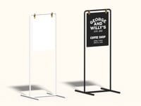 Standing Sign, Swing Sign, Swinger board, Standing Sign Holder, Sign Stand, 