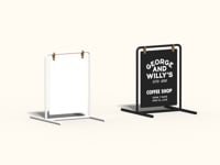 Standing Sign, Swing Sign, Swinger board, Standing Sign Holder, Sign Stand, 