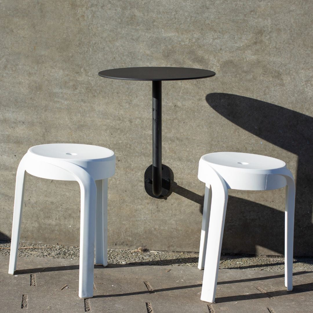 Wall Mounted Cafe Table | George & Willy Wall Mounted Cafe Table | George & Willy