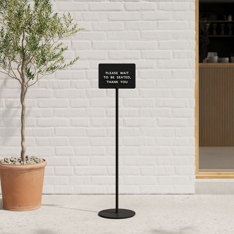 Magnetic Standing Rectangle Sign | George & Willy