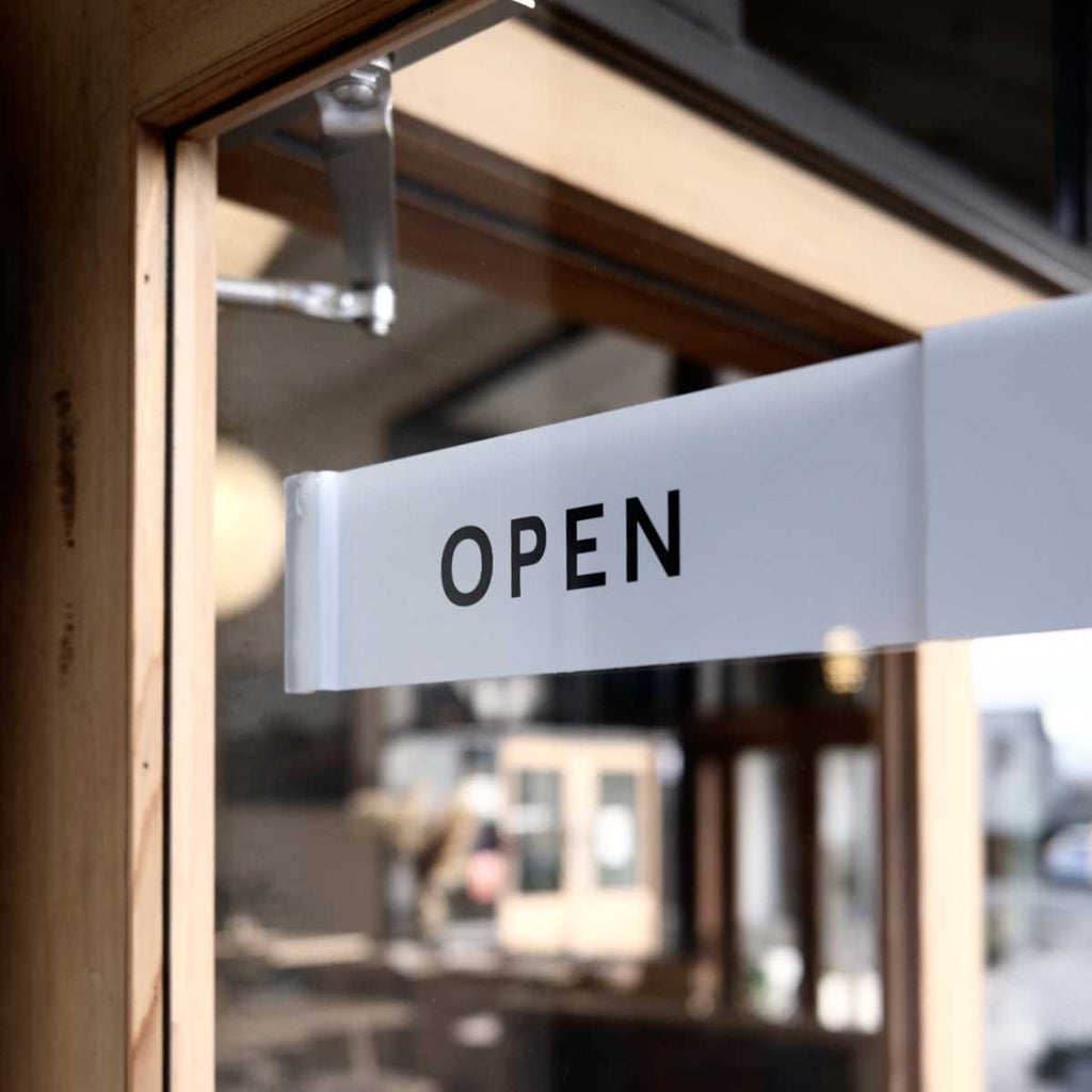 Open Closed Sign | Shop Sliding Sign | George & Willy