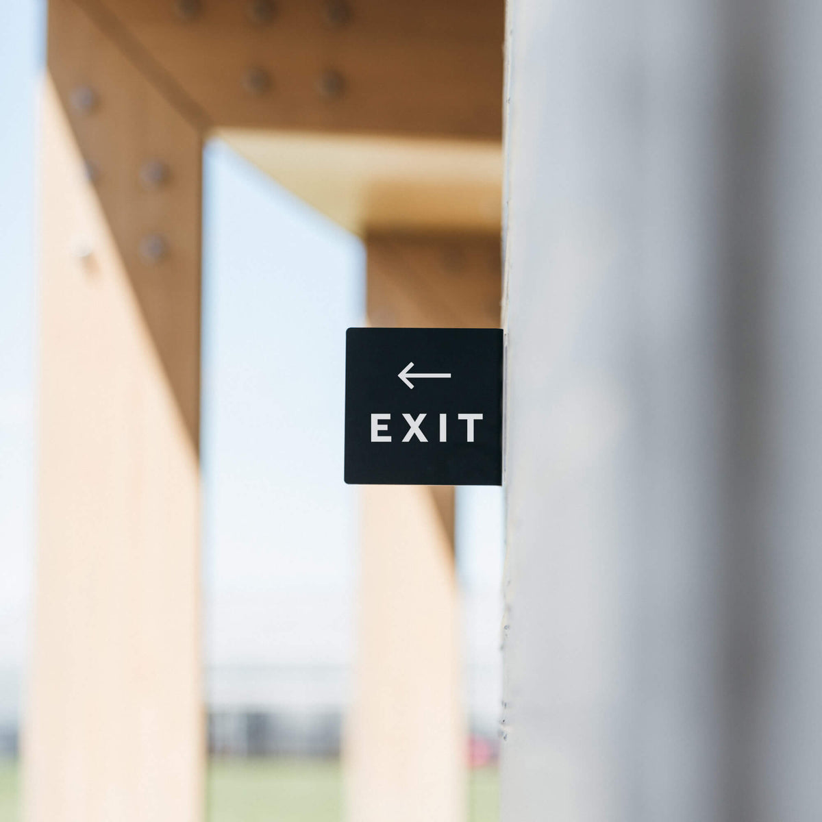 Square Blade Wall Sign | George & Willy Sign
