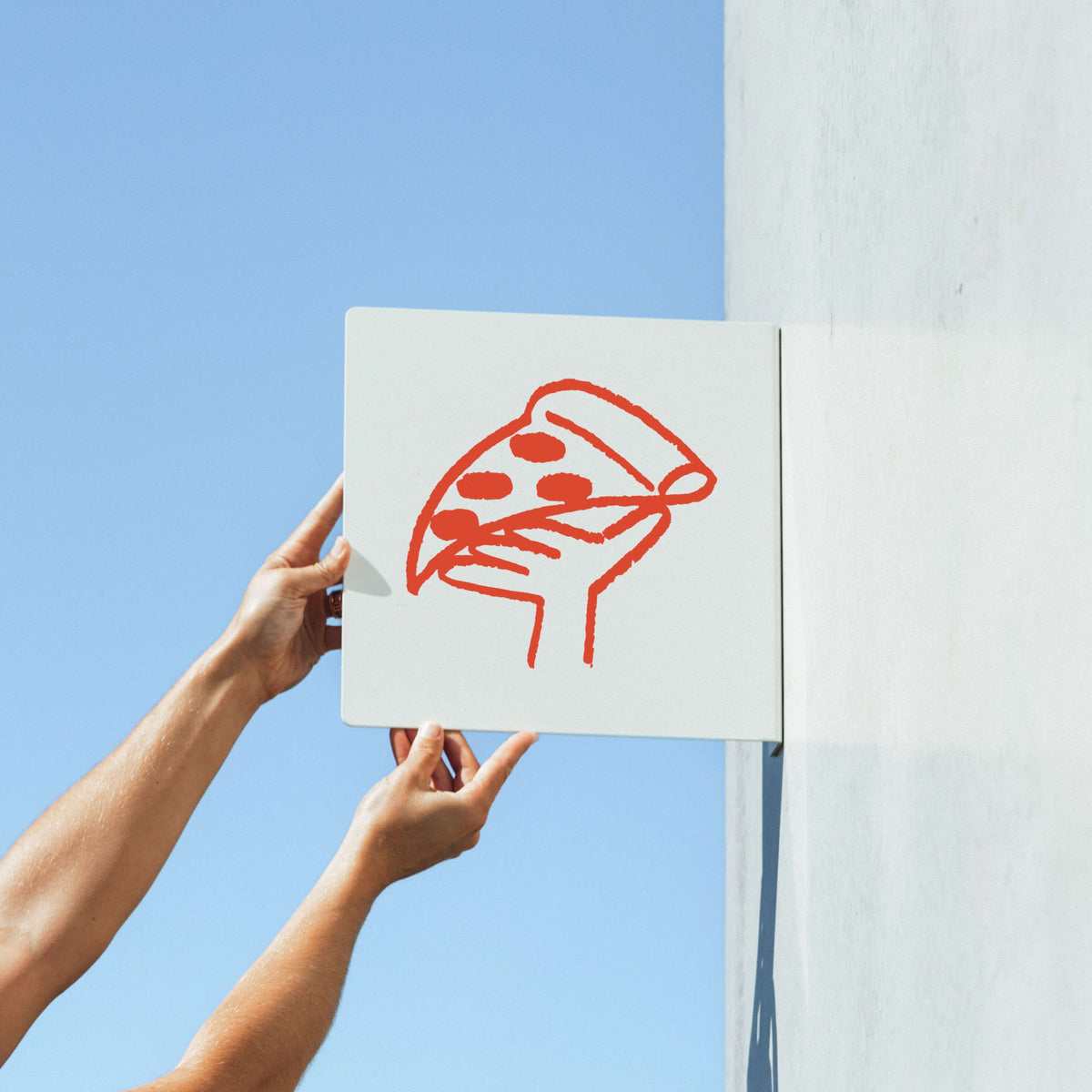 Square Blade Wall Sign | George & Willy Sign