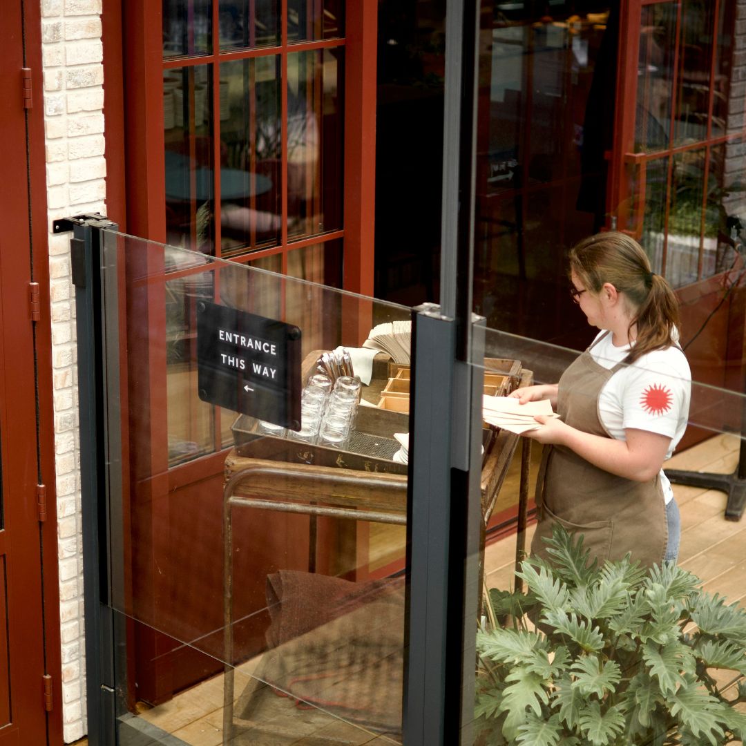 Window Sign - George and Willy