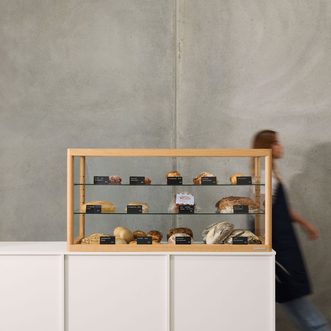 Wooden Bakery Display Case - George and Willy