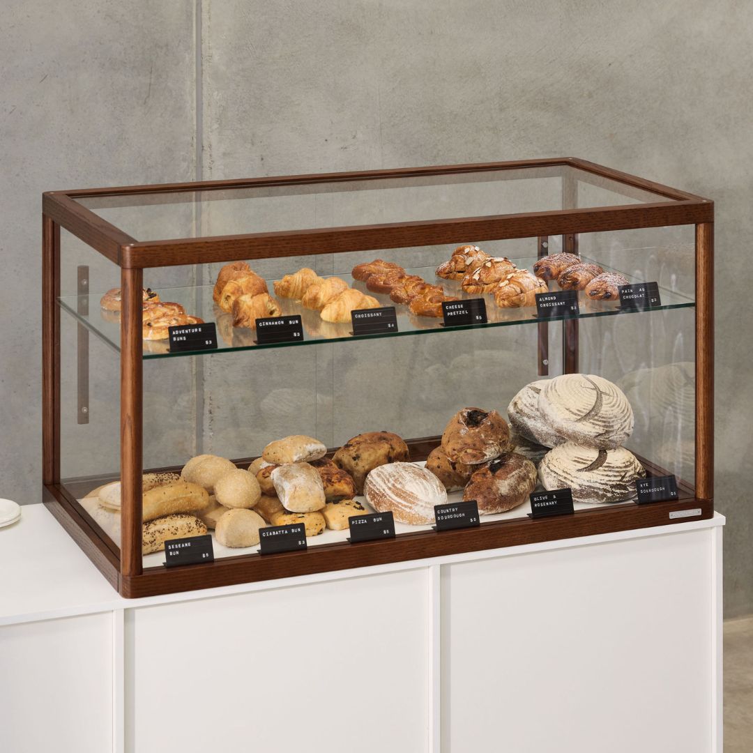 Wooden Bakery Display Case - George and Willy