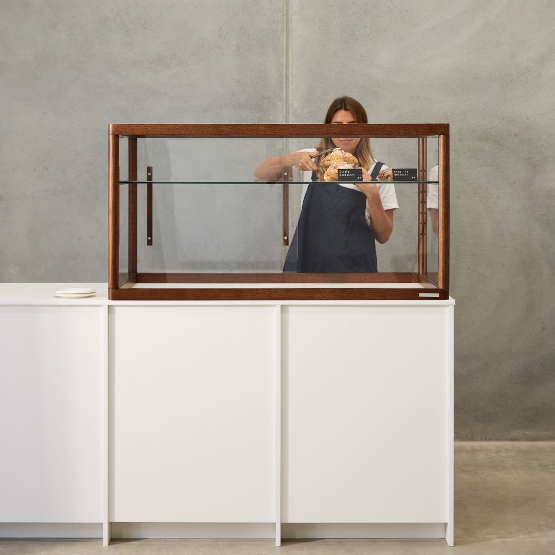 Wooden Bakery Display Case - George and Willy