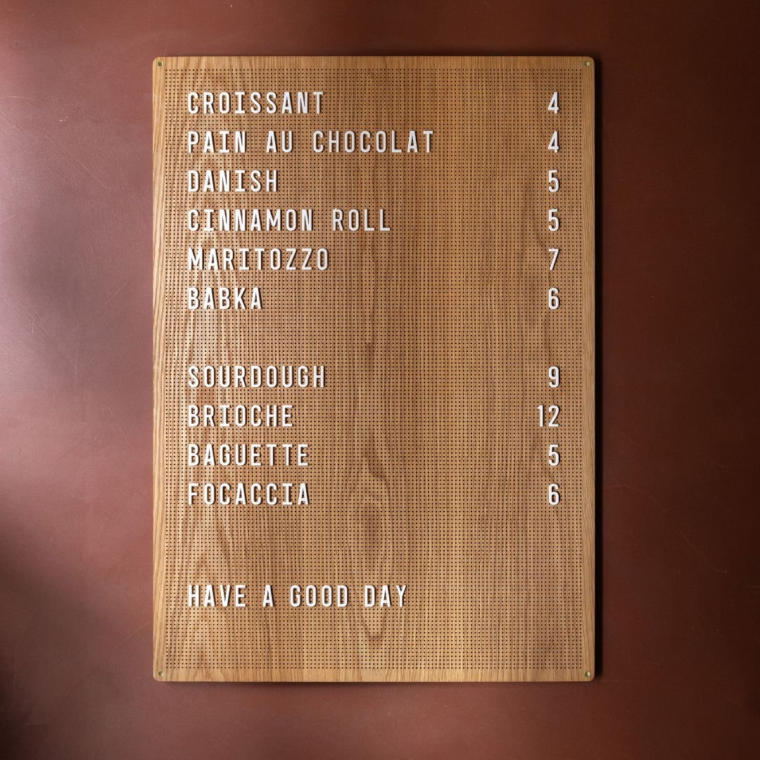Wooden Peg Letter Board - George and Willy