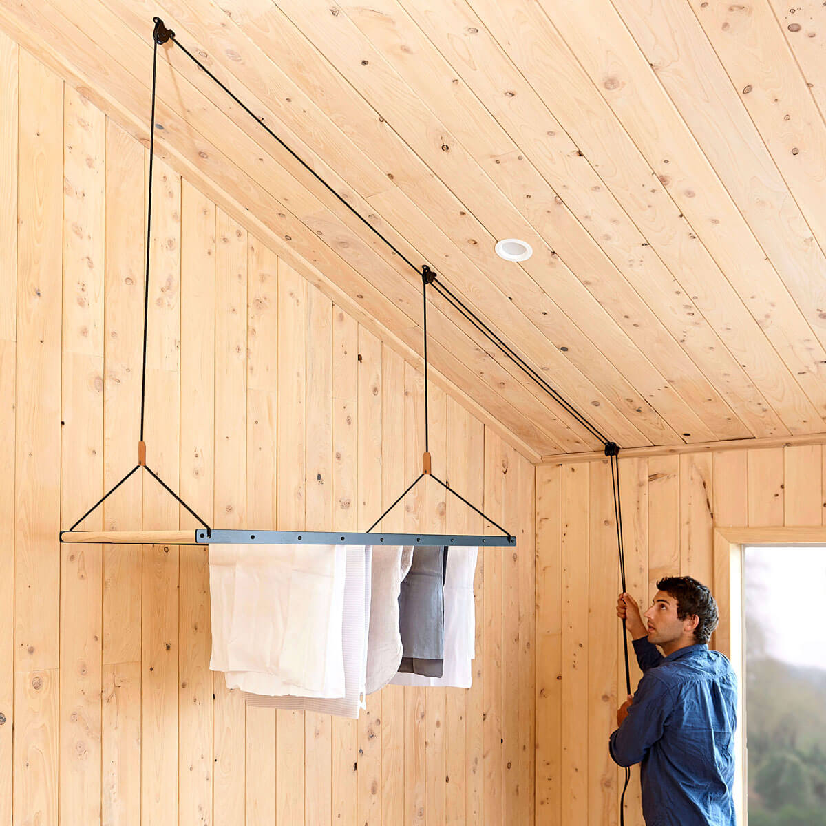 Hanging Drying Rack | Laundry Pulley Maid | George & Willy