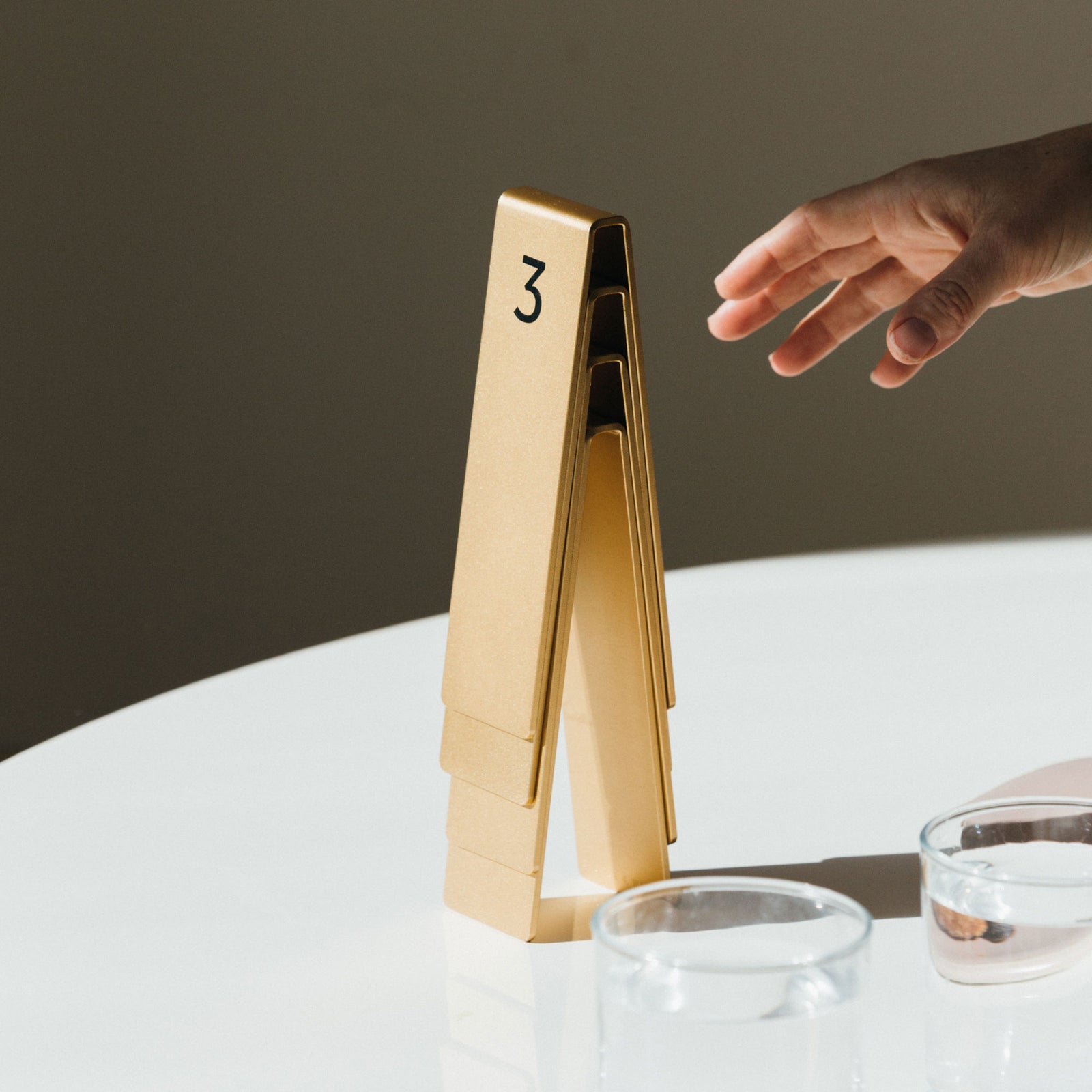 Table Number Stackers | Table Numbers for Restaurants | George & Willy ...