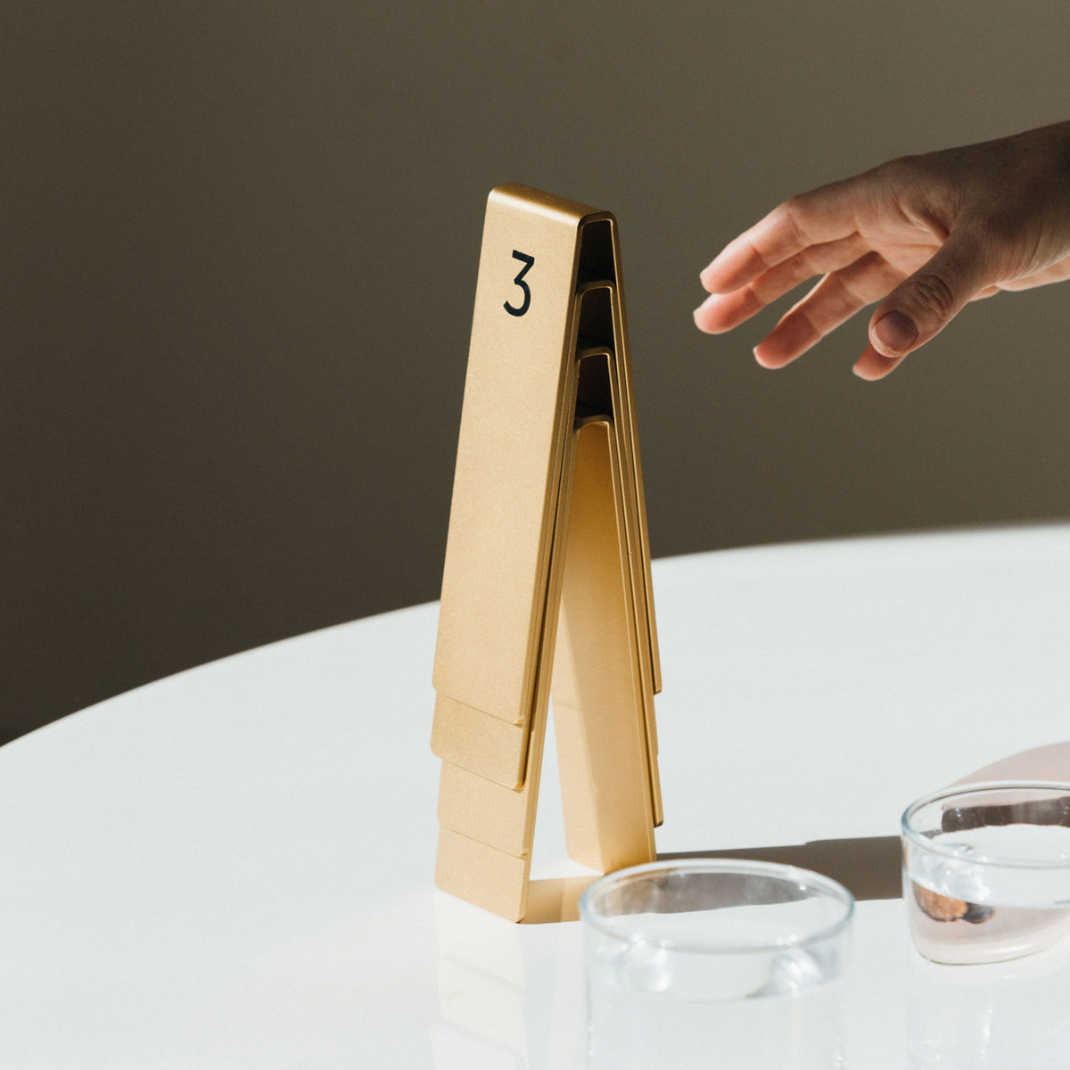 Table Number Stackers | Table Numbers for Restaurants | George & Willy ...