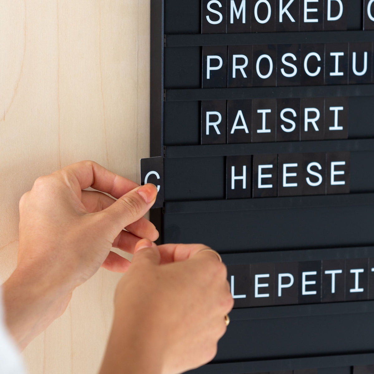 Menu Indicator Letters Extra Menu Board Letters | George & Willy