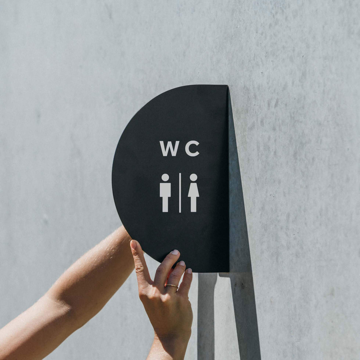 Half Round Blade Sign | George & Willy